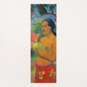 Tapis De Yoga Paul Gauguin - Une femme tenant un fruit