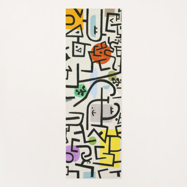 Tapis De Yoga Paul Klee Rich Harbor Expressionnisme abstrait (Devant)