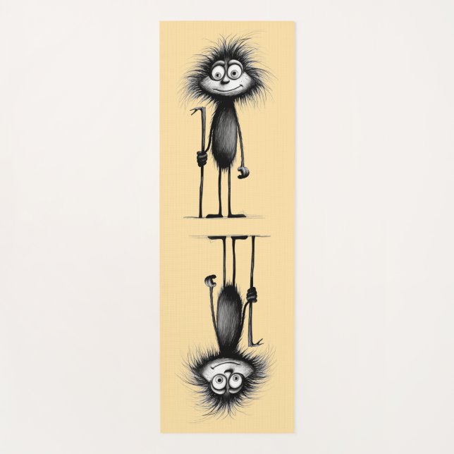 Tapis De Yoga Pavian baboon (Devant)
