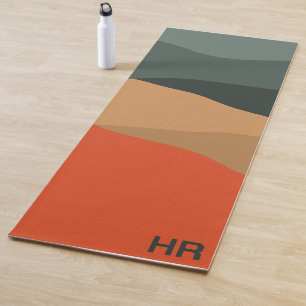 Tapis De Yoga Paysage Abstrait