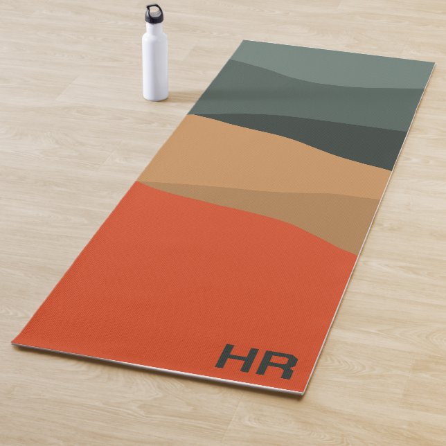 Tapis De Yoga Paysage Abstrait (En situation)
