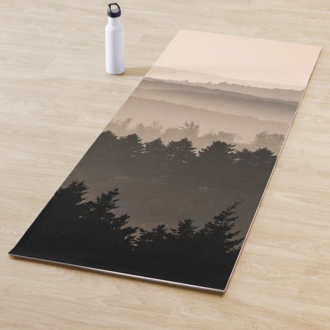 Tapis De Yoga Paysage des collines (En situation)