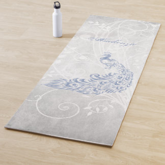 Tapis De Yoga Peacock bleu clair Yoga Mat personnalisé