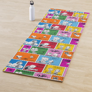 Tapis De Yoga PEANUTS Classic Comic Motif