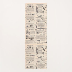 Tapis De Yoga Pêche leures Publicité Pêcheur Art