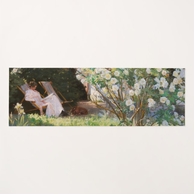 Tapis De Yoga Peder Severin Kroyer - Roses (Devant (Horizontal))