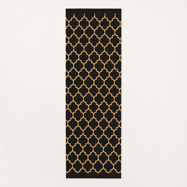 Tapis De Yoga Peigne noir (Devant)