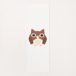 Tapis De Yoga peinture de hibou