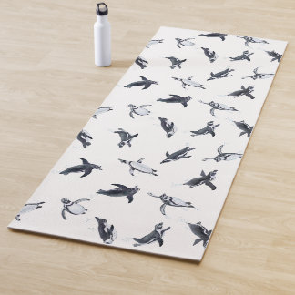 Tapis De Yoga Penguin Flight Squad | Ocean Art Design