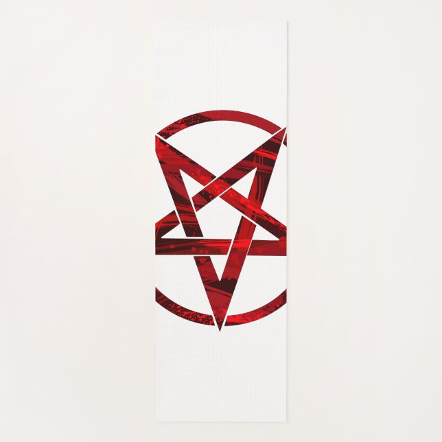Tapis De Yoga Pentagram Red Devil (Devant)