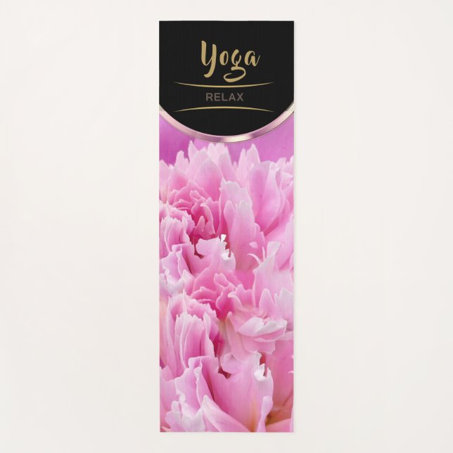 Tapis De Yoga Peony Close Up - Yoga Mat (Devant)