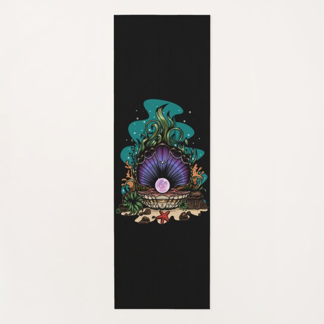 Tapis De Yoga Perle De La Mer (Devant)