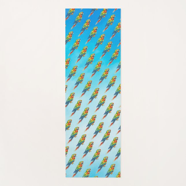 Tapis De Yoga Perroquet (Devant)