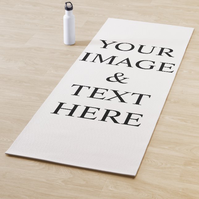Tapis De Yoga Personalized Custom Your Own Photo & Text  (En situation)