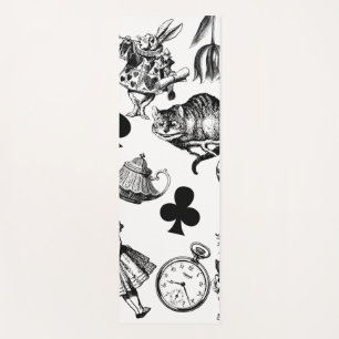 Tapis De Yoga Personnages classiques d'Alice aux pays des mervei