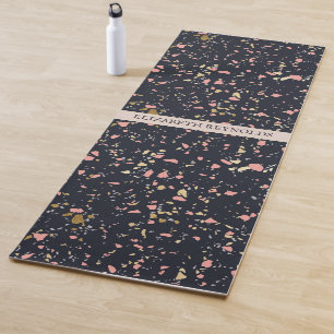 Tapis de Yoga Personnalisé à Motif Carreaux de Ter