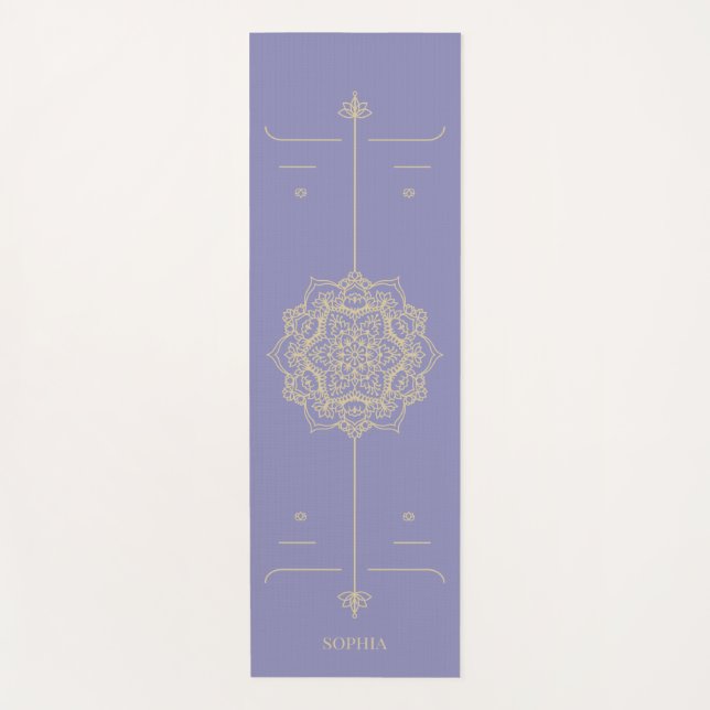 Tapis de Yoga Personnalisé avec Système d'Aligneme (Devant)