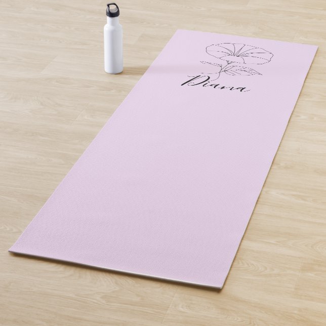 Tapis De Yoga Personnalisé Septembre Matin Gloire Cadeau Fleur d (En situation)