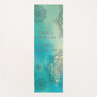 Tapis de yoga personnalisé vibrations positives