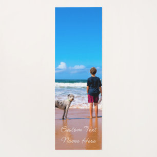 Tapis De Yoga Personnalisé votre photo Yoga Mat avec texte perso