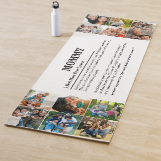 Tapis De Yoga Personnalisée Maman Définition 12 Photo Collage