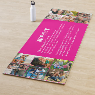 Tapis De Yoga Personnalisée Maman Définition 12 Photo Collage