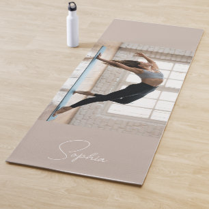 Tapis De Yoga Personnalisez Votre Photo De Yoga Avec Du Texte