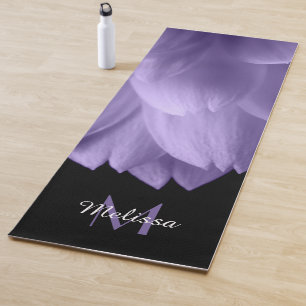 Tapis De Yoga Pétales de fleurs violets violets ultra violets no