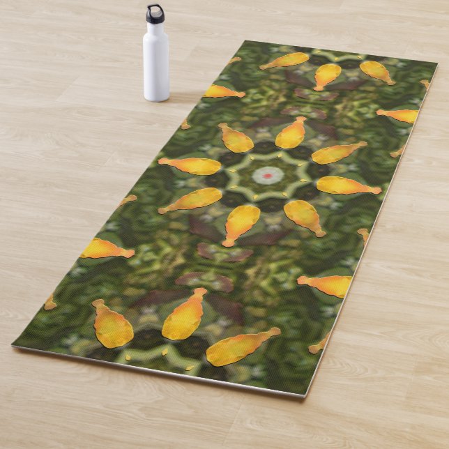 Tapis De Yoga Pétales roses.... (En situation)