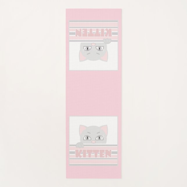 Tapis De Yoga Petit chaton (Devant)