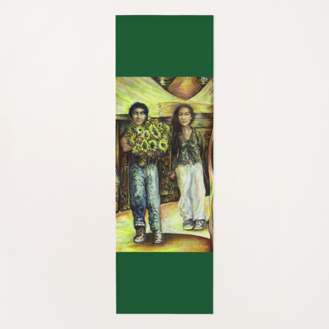 Tapis De Yoga Phase de ChapeI Sixtine d'un ChaIIenge (Devant)