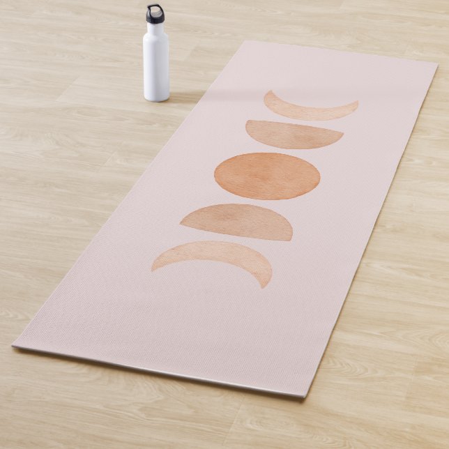 Tapis De Yoga Phases de la lune rose Yoga Mat (En situation)