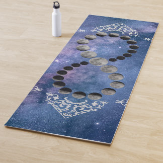 Tapis De Yoga Phases du ciel cosmique de la Lune