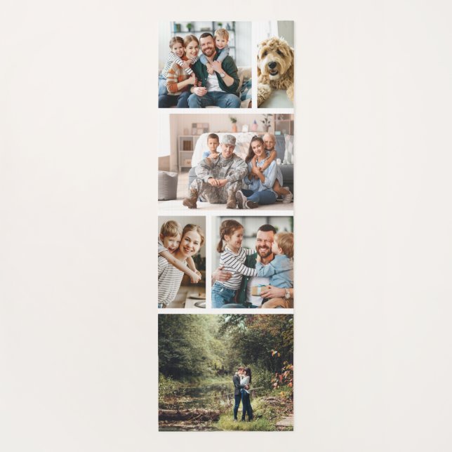 Tapis De Yoga Photo classique et monogramme (Dos)