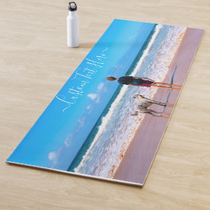 Tapis De Yoga Photo et texte personnalisés - Votre propre desig