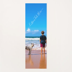 Tapis De Yoga Photo et texte personnalisés - Votre propre desig