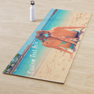 Tapis De Yoga Photo personnalisée et texte Yoga Mat Votre propr
