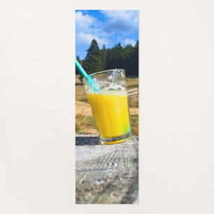 Tapis De Yoga Photographie de plein air au jus d'orange – Forêt