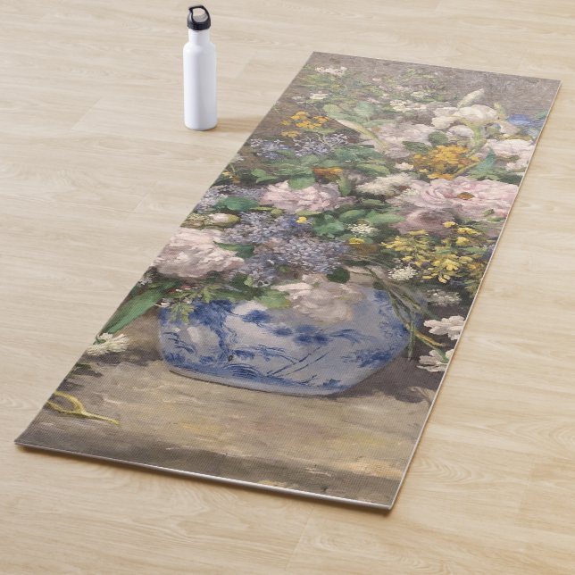 Tapis De Yoga Pierre-Auguste Renoir Bouquet de printemps (En situation)