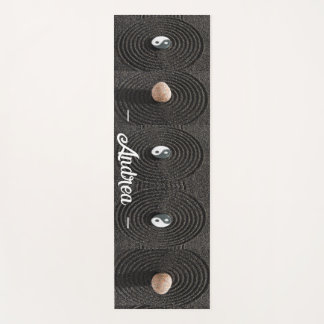 Tapis De Yoga pierre de mer moderne psychédélique personnalisée