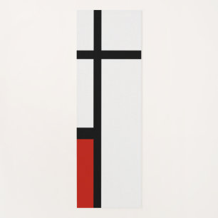 Tapis De Yoga Piet Mondrian - Géométrique Kitchen Rug ou