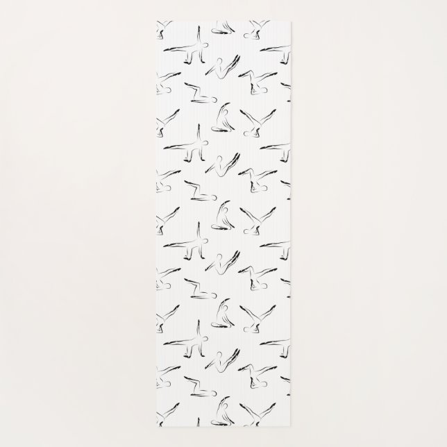 Tapis De Yoga Pilates pose motif (Dos)