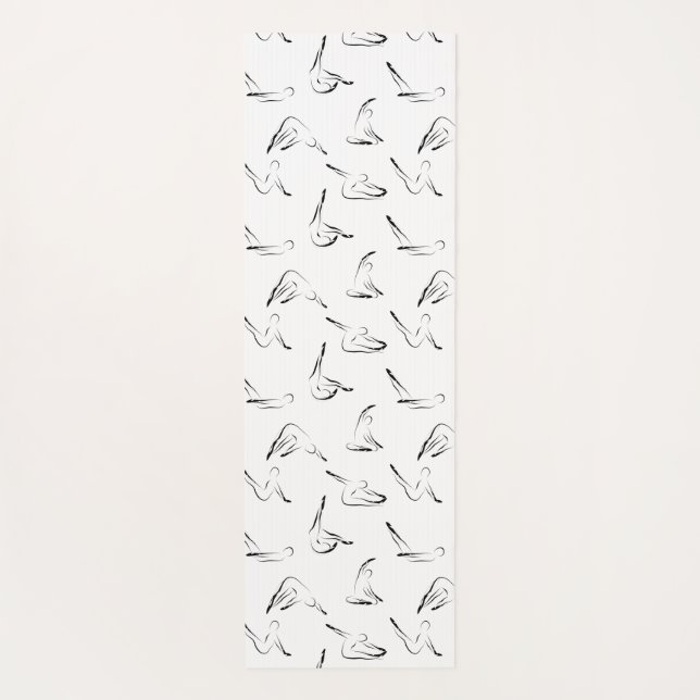 Tapis De Yoga Pilates pose motif (Dos)