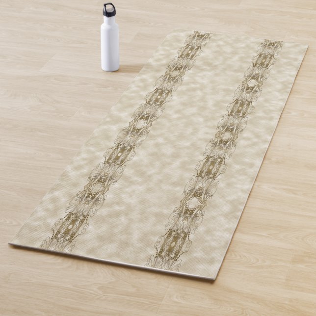 Tapis De Yoga Piliers d'or (En situation)