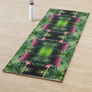 Tapis De Yoga Pinecones miniatures proches Abstraits