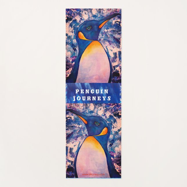 Tapis De Yoga Pingouin de l'Alaska Voyage Yoga Mat (Devant)