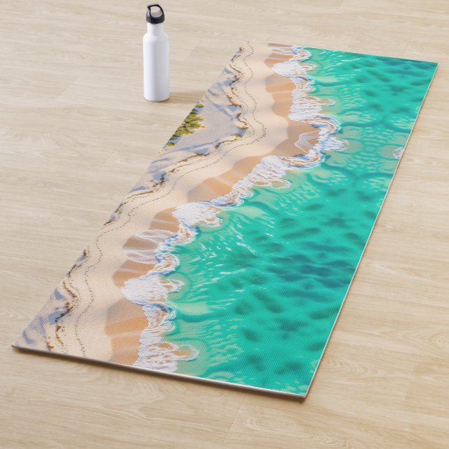 Tapis De Yoga Plage (En situation)