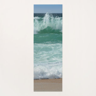 Tapis De Yoga Plage Bord de mer Vagues Sable Modèle tendance