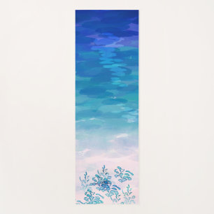 Tapis De Yoga Plage de la mer bleue