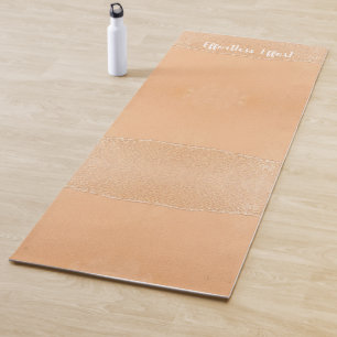 Tapis De Yoga Plage Monogramme